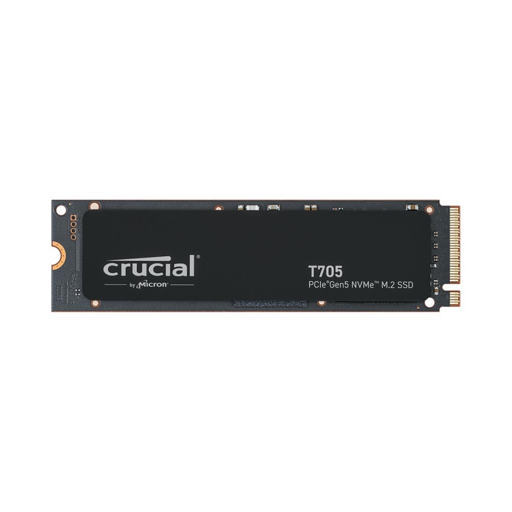 SSD Crucial T705 PCIe Gen5 NVMe M.2 Con Dissipatore 1TB - Velocità Estrema Per Gaming E PC Di Fascia Alta