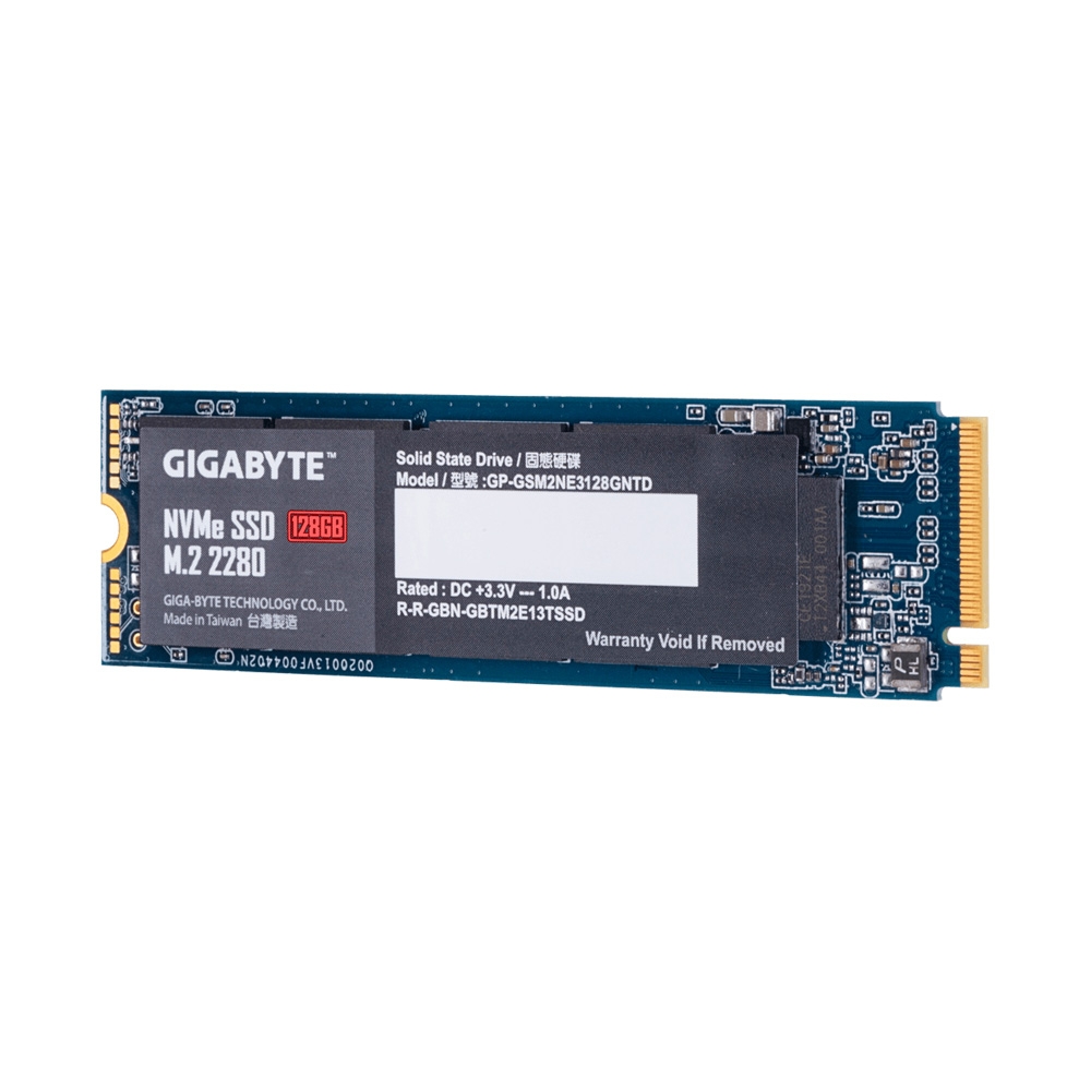 SSD Gigabyte 128GB PCIe Gen3 x4 NVMe M.2 GP-GSM2NE3128GNTD