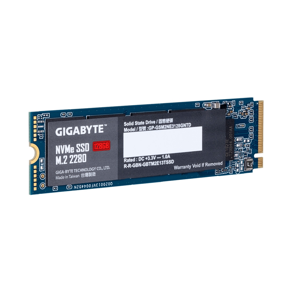 SSD Gigabyte 128GB PCIe Gen3 x4 NVMe M.2 GP-GSM2NE3128GNTD