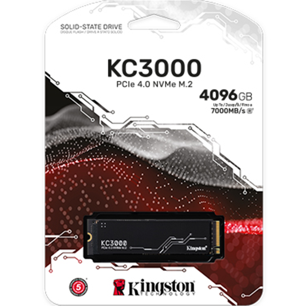 SSD Kingston KC3000 4TB M.2 PCIe Gen4 x4 NVMe SKC3000D/4096G