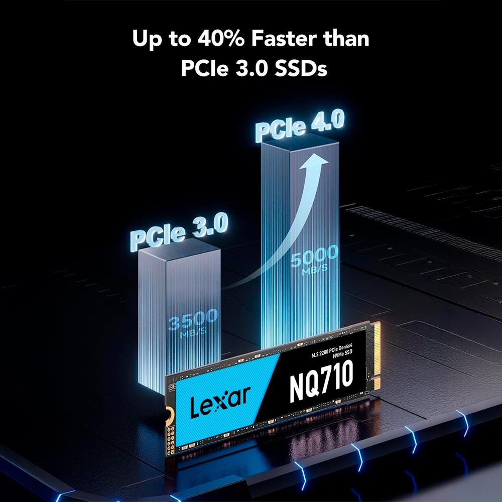 SSD Lexar NQ710 500GB M.2 PCIe Gen4 x4 NVMe LNQ710X500G-RNNNG