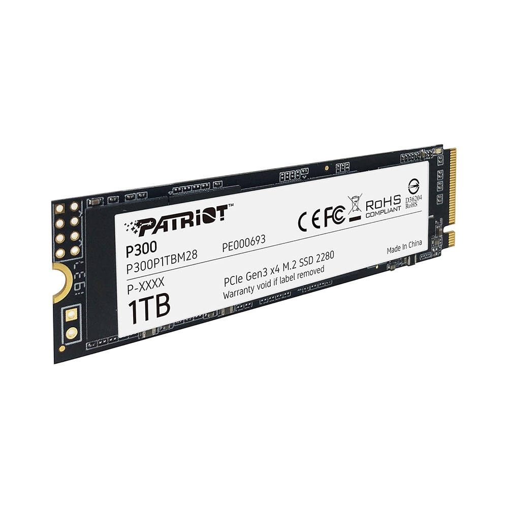 SSD Patriot P300 1TB M.2 PCIe Gen3 x4 NVMe P300P1TBM28