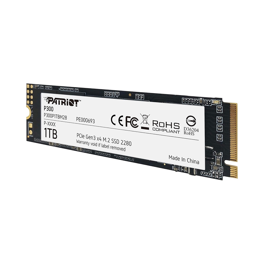 SSD Patriot P300 1TB M.2 PCIe Gen3 x4 NVMe P300P1TBM28