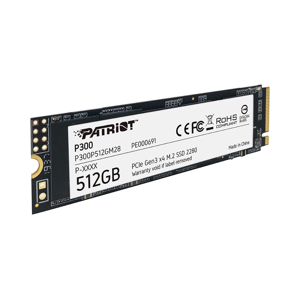 SSD Patriot P300 512GB M.2 PCIe Gen3 x4 NVMe P300P512GM28