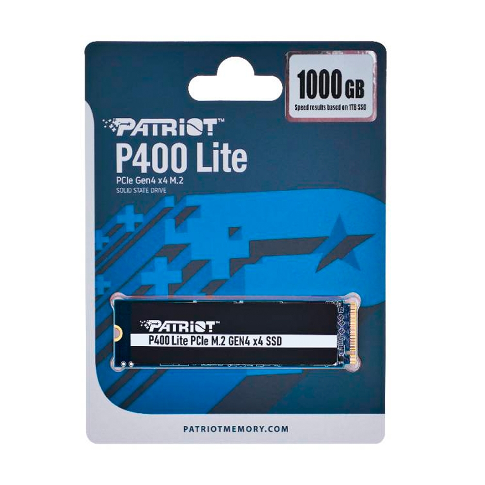 SSD Patriot P400 Lite 1TB M.2 PCLe Gen4 x4 NVMe P400LP1KGM28H