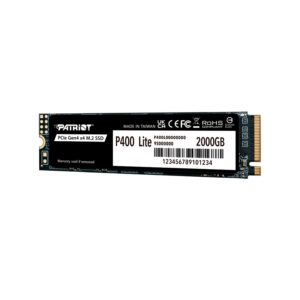 SSD Patriot P400 Lite 2TB M.2 PCLe Gen4 x4 NVMe P400LP2KGM28H