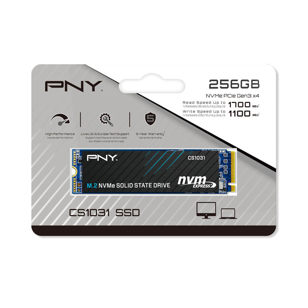 SSD PNY CS1031 M.2 PCIe Gen3 x4 NVMe 256GB M280CS1031-256-CL