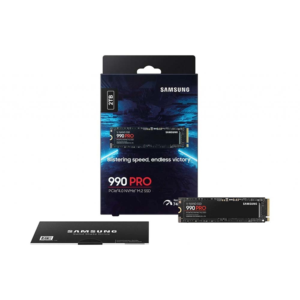 SSD Samsung 990 Pro 2TB PCIe Gen 4.0 x4 NVMe V-NAND M.2 2280 MZ-V9P2T0BW (Nhập Khẩu)