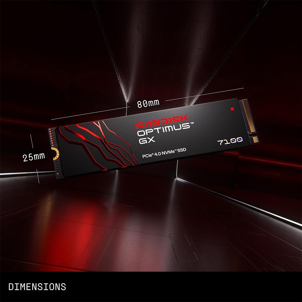 SSD SanDisk Optimus GX 7100 500GB PCIe Gen4 x4 NVMe M.2 SDSP71500GAN-000E0