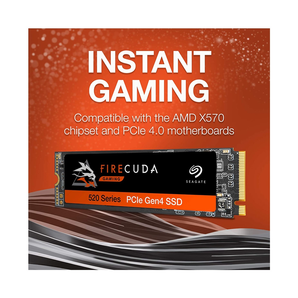 SSD Seagate Firecuda 520 M.2 PCIe Gen4 x4 NVMe 500GB ZP500GM3A002