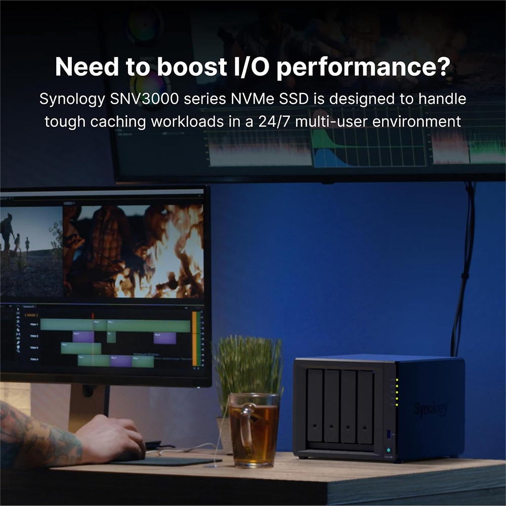 SSD Synology Enterprise Series SNV3410 400GB PCIe Gen3 x4 NVMe M.2 SNV3410-400G​