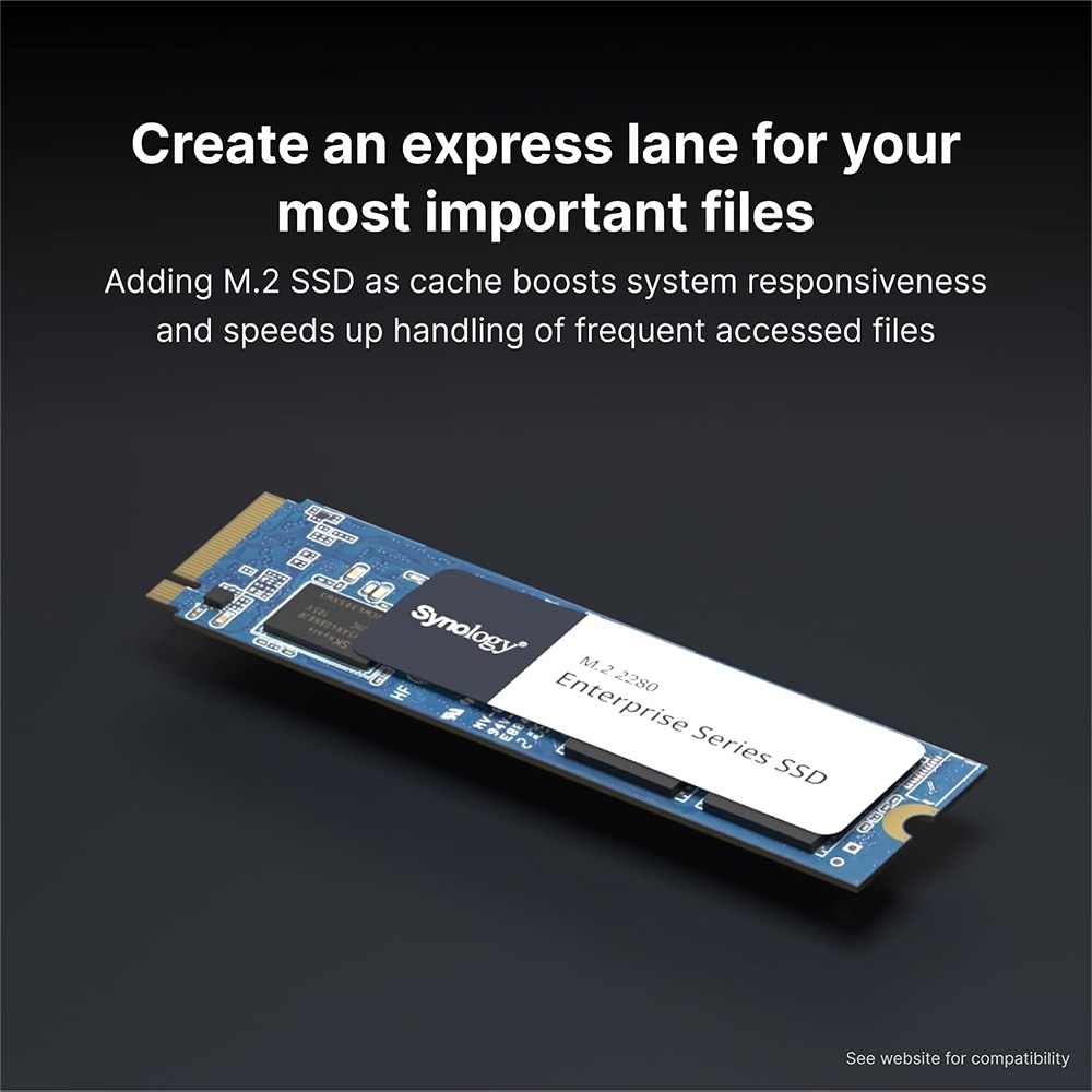 SSD Synology Enterprise Series SNV3410 400GB PCIe Gen3 x4 NVMe M.2 SNV3410-400G​