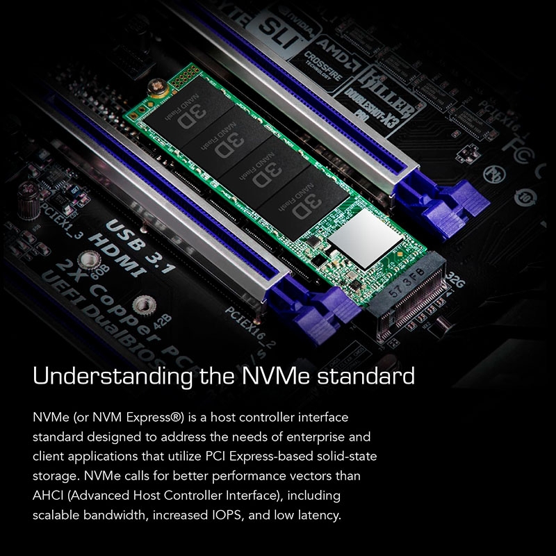 SSD Transcend SSD110S M.2 2280 PCIe Gen3 x4 NVMe 256GB TS256GMTE110S