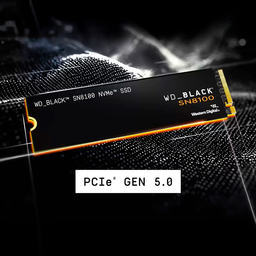 SSD WD Black SN8100 2TB PCIe Gen5 x4 NVMe M.2 WDS200T1X0M