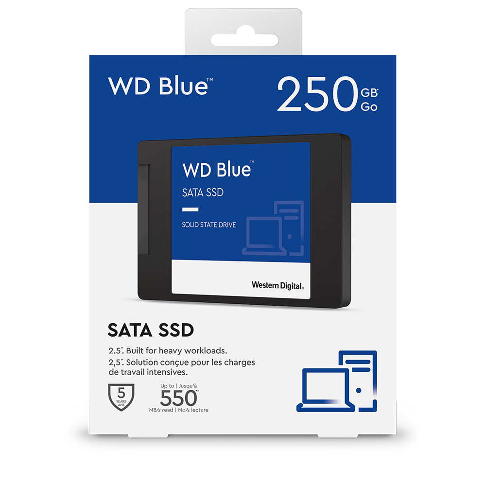 SSD Western Digital Blue 3D-NAND 2.5-Inch SATA III 250GB WDS250G2B0A