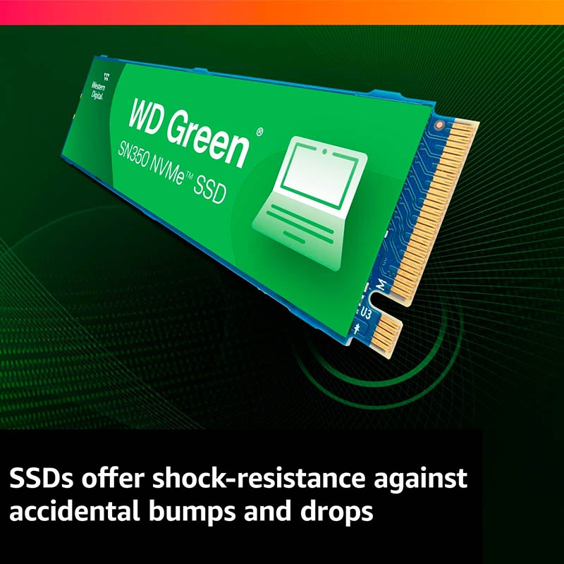 SSD Western Digital Green SN350 500GB PCIe Gen3 x4 NVMe M.2 WDS500G2G0C