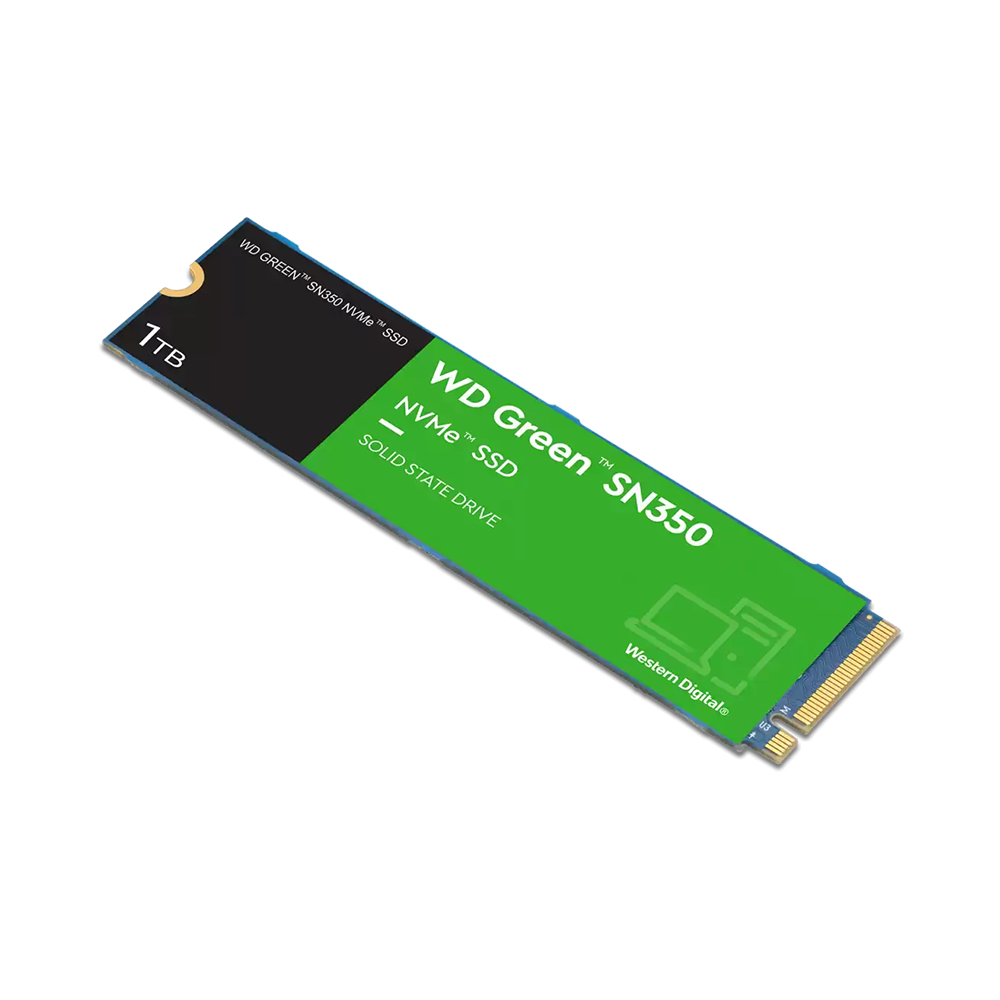 SSD Western Digital Green SN350 PCIe Gen3 x4 NVMe M.2 1TB WDS100T3G0C