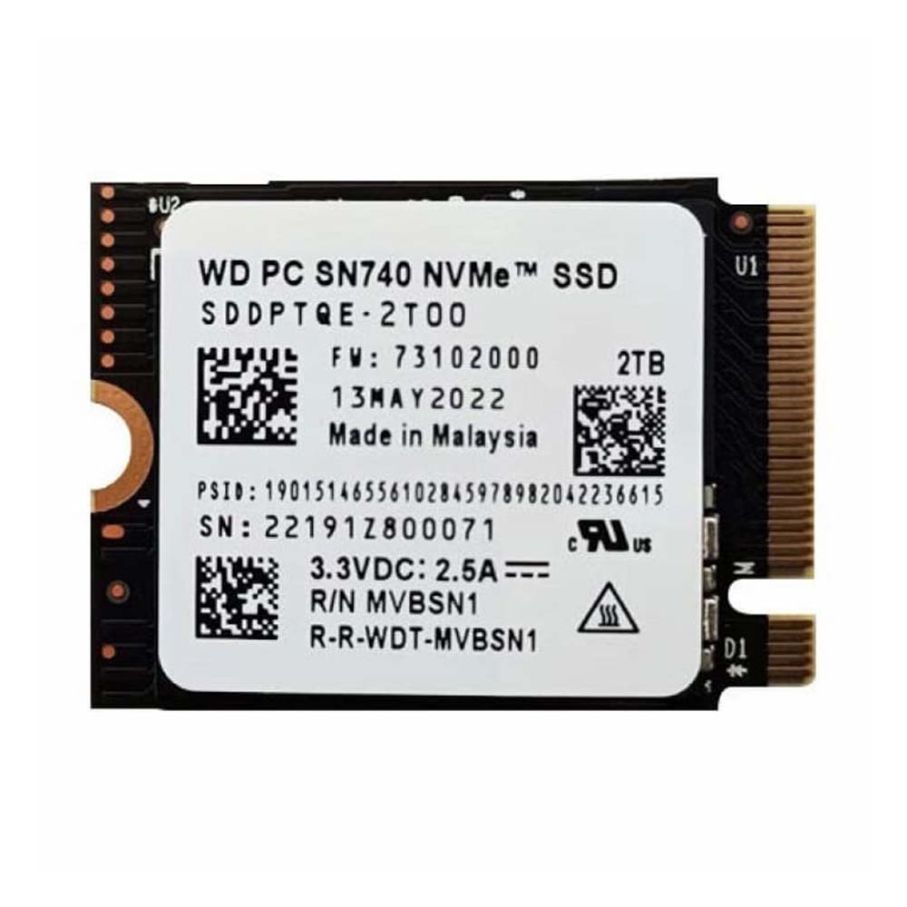 SSD Western Digital SN740 2TB PCIe Gen4 x4 NVMe M.2 2230 SDDPTQD-2T00
