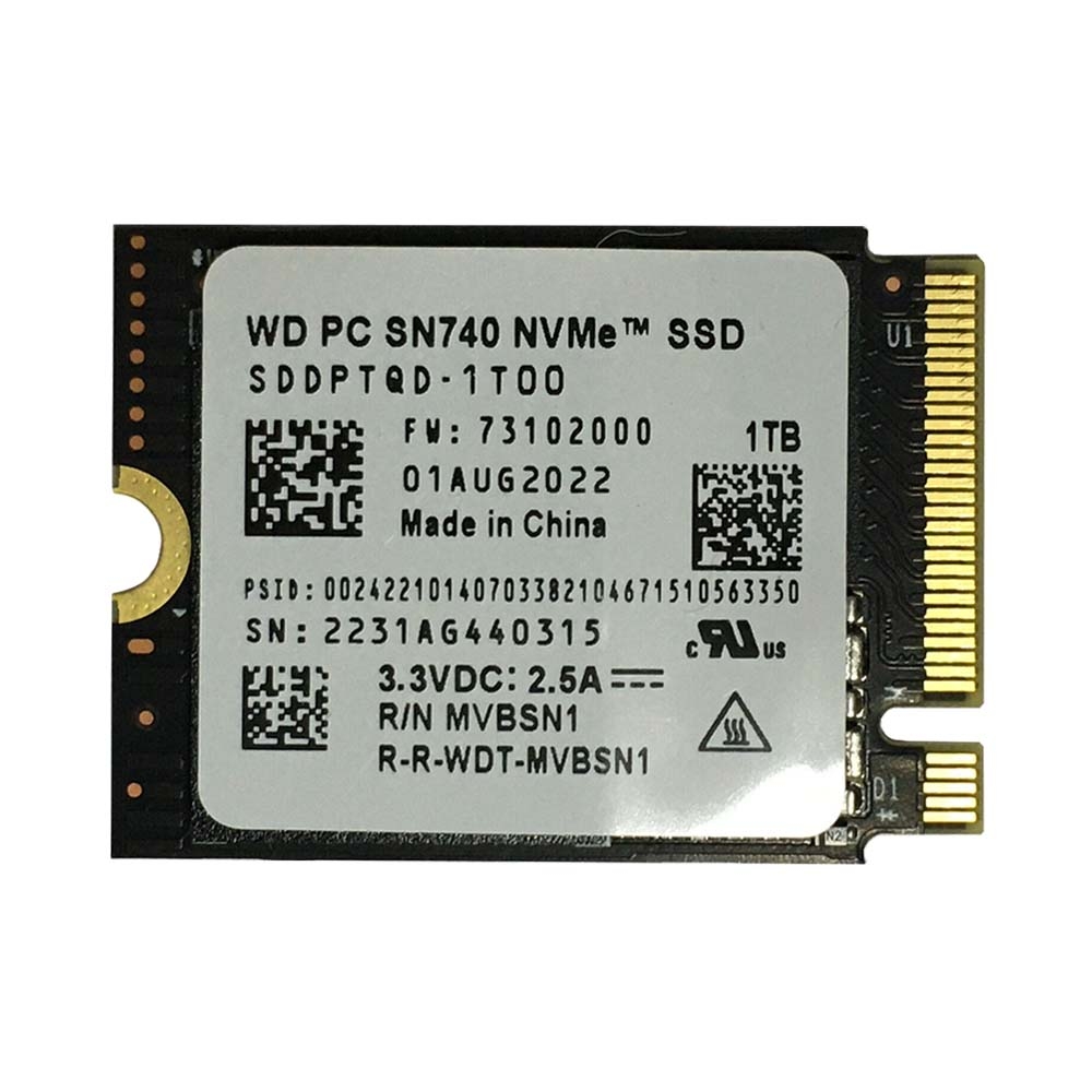 SSD Western Digital SN740 1TB PCIe Gen4 x4 NVMe M.2 2230 SDDPTQD-1T00