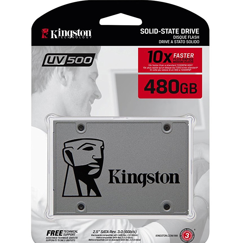 SSD Kingston UV500 3D-NAND SATA III 480GB SUV500/480G