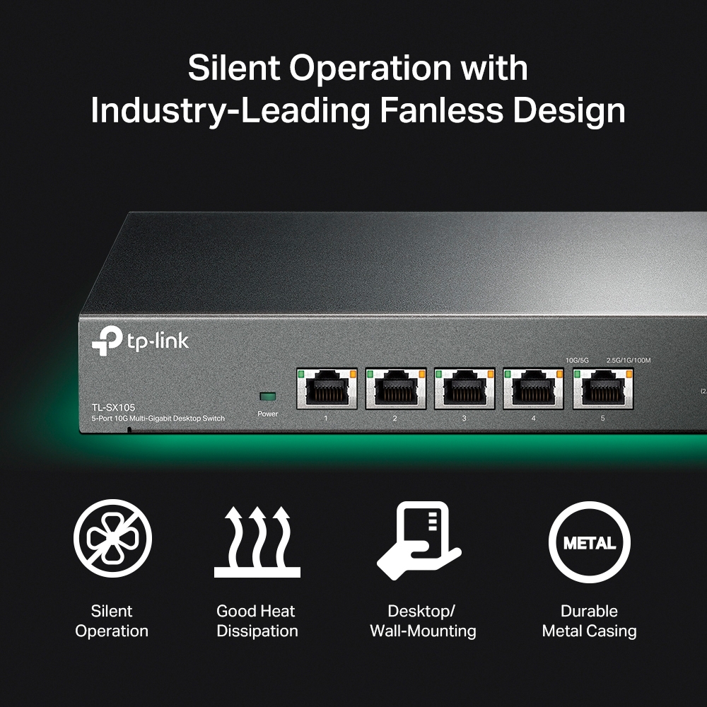Switch TP-Link 5 Port 10Gbps TL-SX105