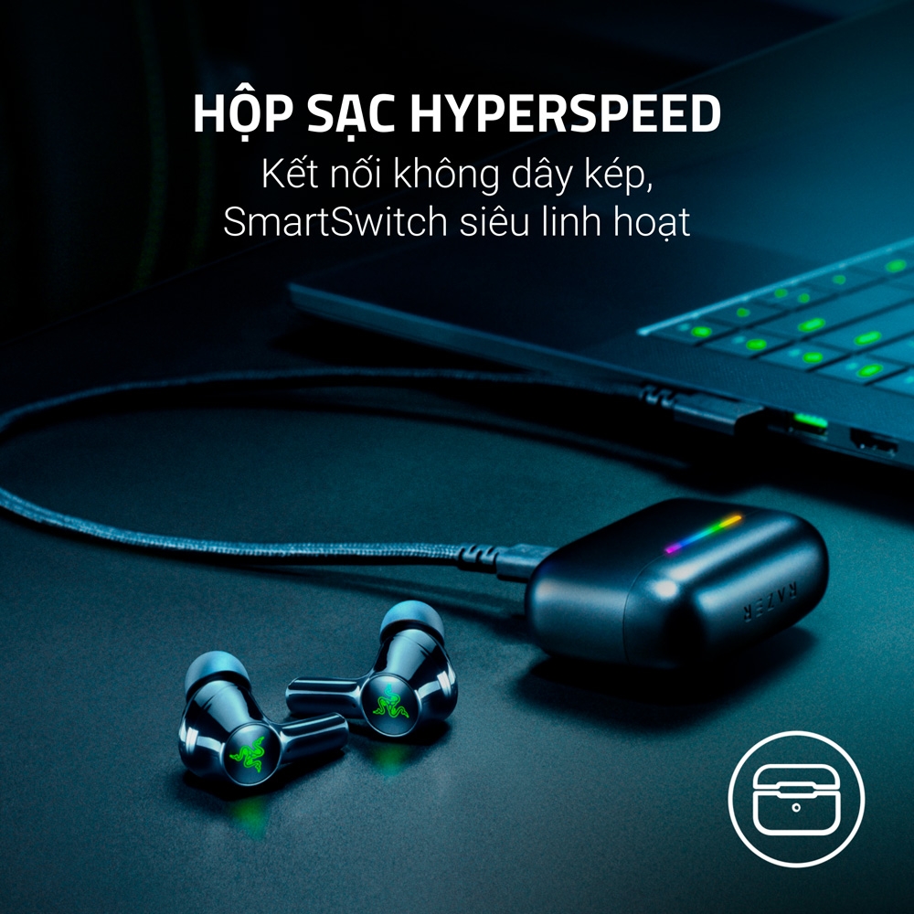 Tai Nghe Razer Hammerhead V3 X HyperSpeed RZ12-05620100-R3A1