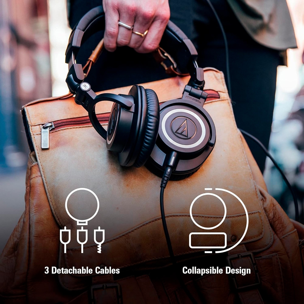 Tai nghe có dây Audio Technica ATH M50X (Black)