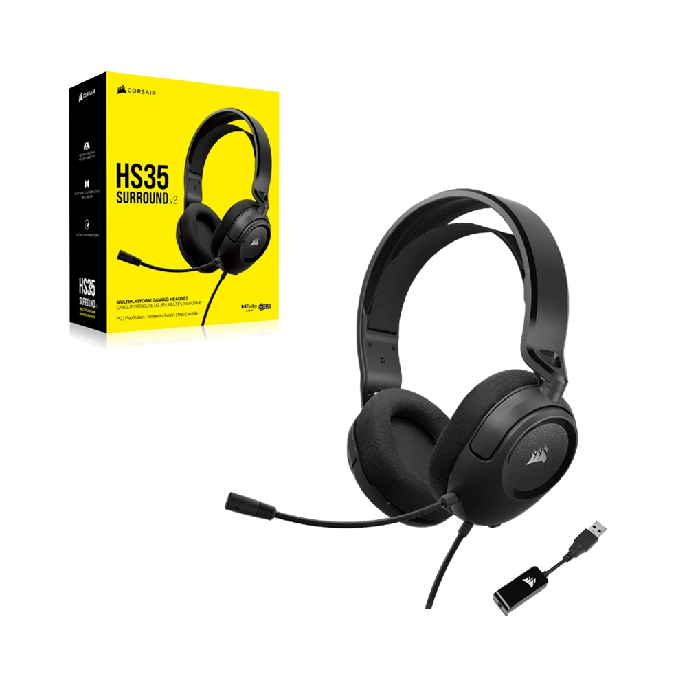 Tai Nghe Gaming Corsair HS35 Surround V2 Multiplatform