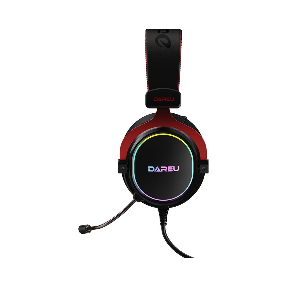 Tai Nghe Gaming Dareu EH925L Black Red Pro Multi Led