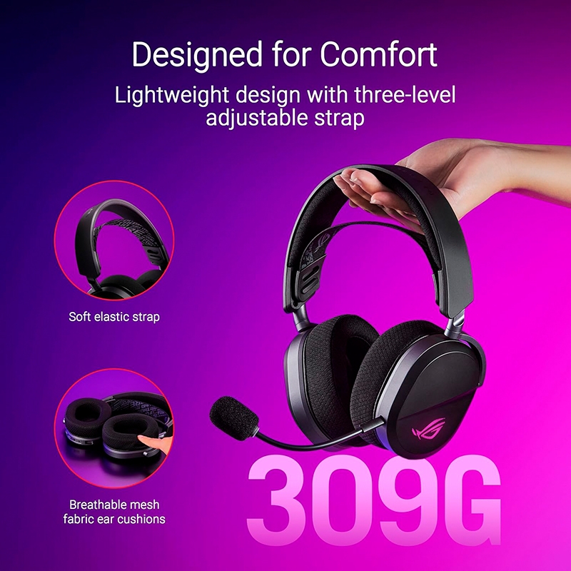 Tai Nghe Gaming không dây ASUS ROG Pelta SpeedNova Wireless