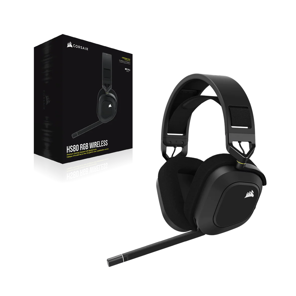 Tai Nghe Gaming không dây Corsair HS80 RGB