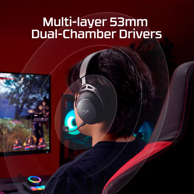 Tai Nghe Gaming không dây HyperX Cloud Alpha 2 Wireless