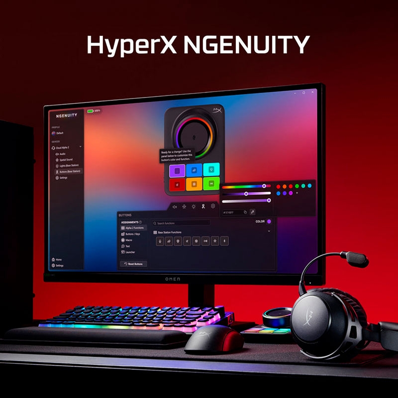 Tai Nghe Gaming không dây HyperX Cloud Alpha 2 Wireless