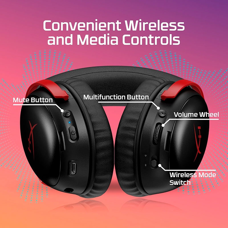 Tai Nghe Gaming không dây HyperX Cloud III S Wireless