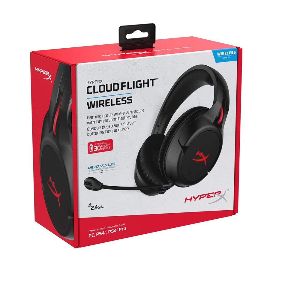 Tai Nghe Gaming không dây HyperX Cloud Flight 4P5L4AA#ABL