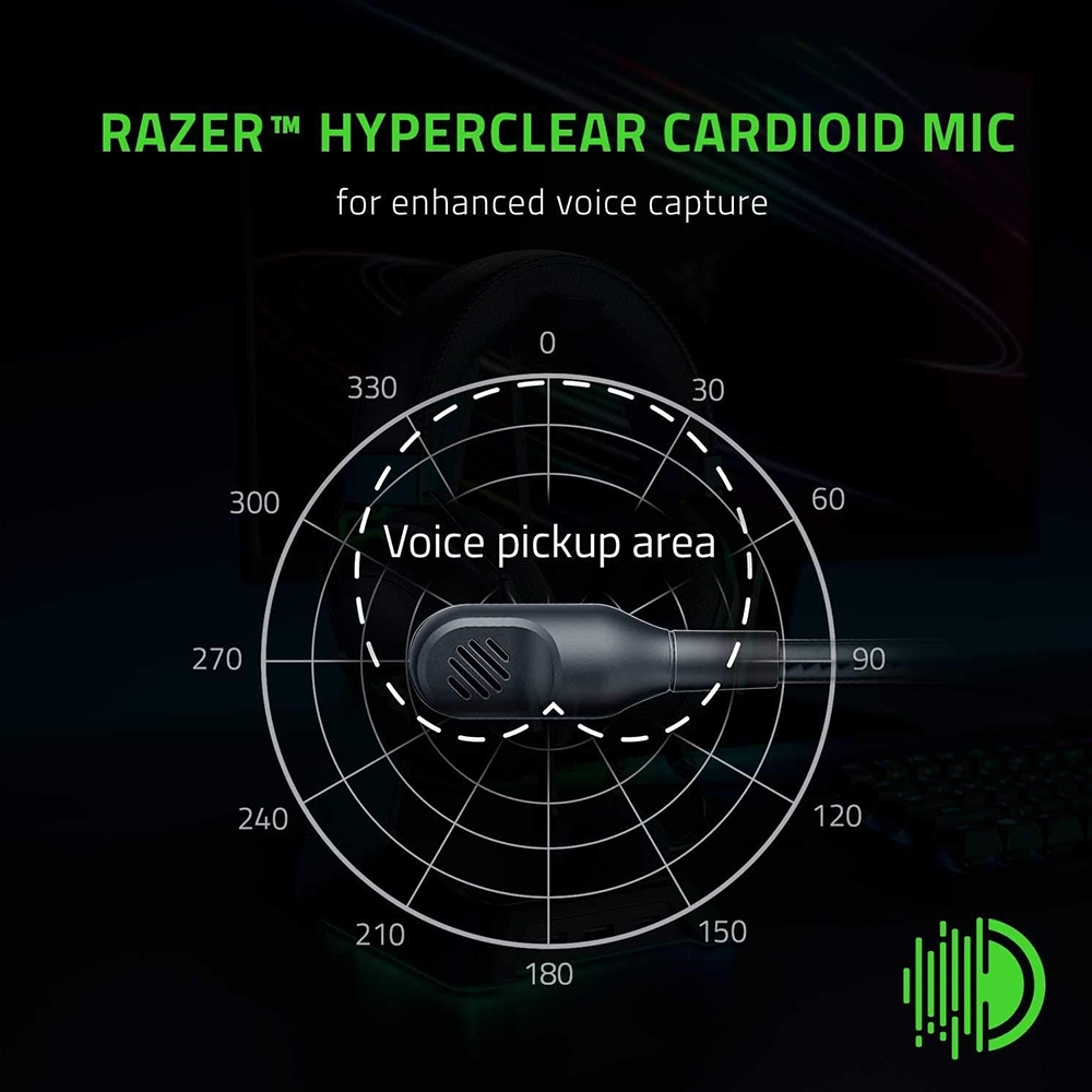 Tai Nghe Gaming Razer BlackShark V2 X USB 7.1 Surround RZ04-04570100-R3M1