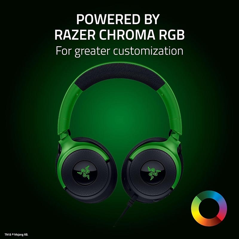 Tai Nghe Gaming Razer Kraken V4 X Minecraft Edition RZ04-05180200-R3M1