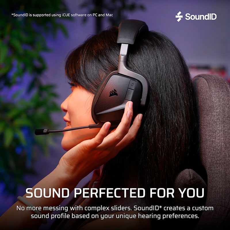 Tai Nghe không dây Corsair Void V2 Max Wireless Black Carbon