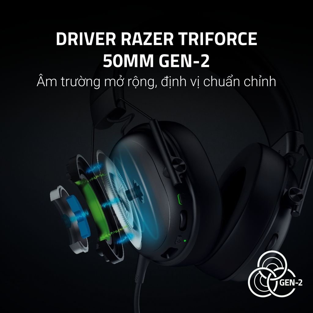 Tai Nghe không dây Razer Blackshark V3 X HyperSpeed