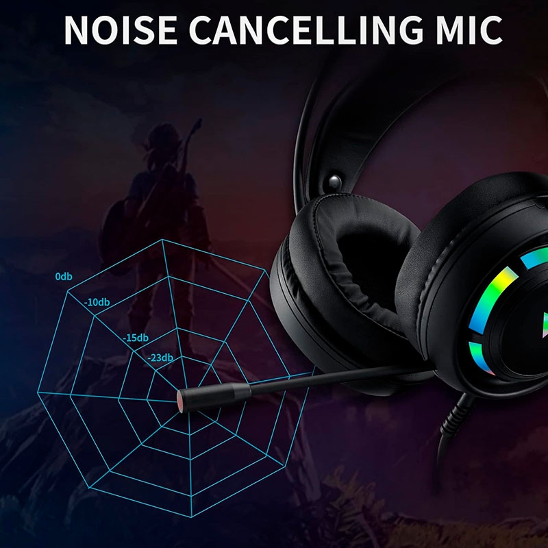 Tai nghe Rapoo VH360 RGB VH360-BLK