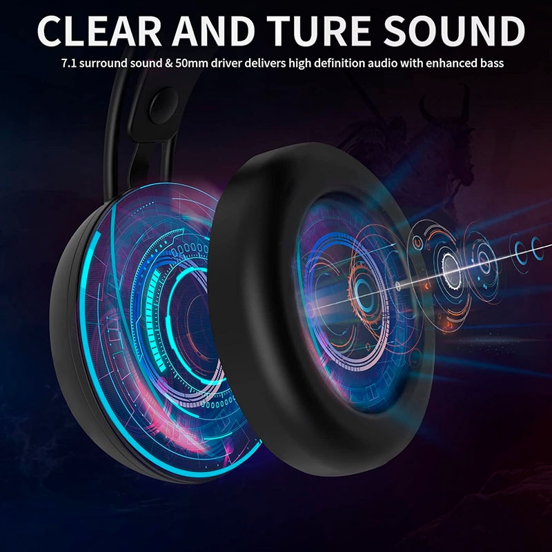 Tai nghe Rapoo VH360 RGB VH360-BLK