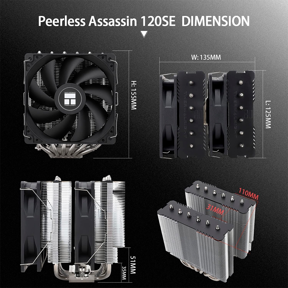 Tản nhiệt khí Thermalright Peerless Assassin 120 SE