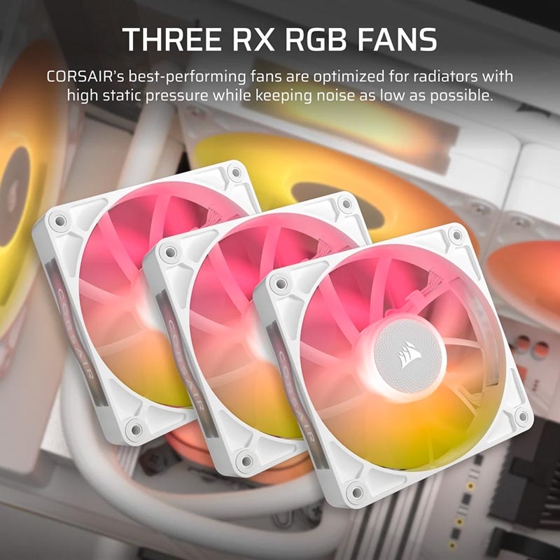 Tản nhiệt nước AIO Corsair iCUE LINK TITAN 360 RX RGB LCD White CW-9061026-WW