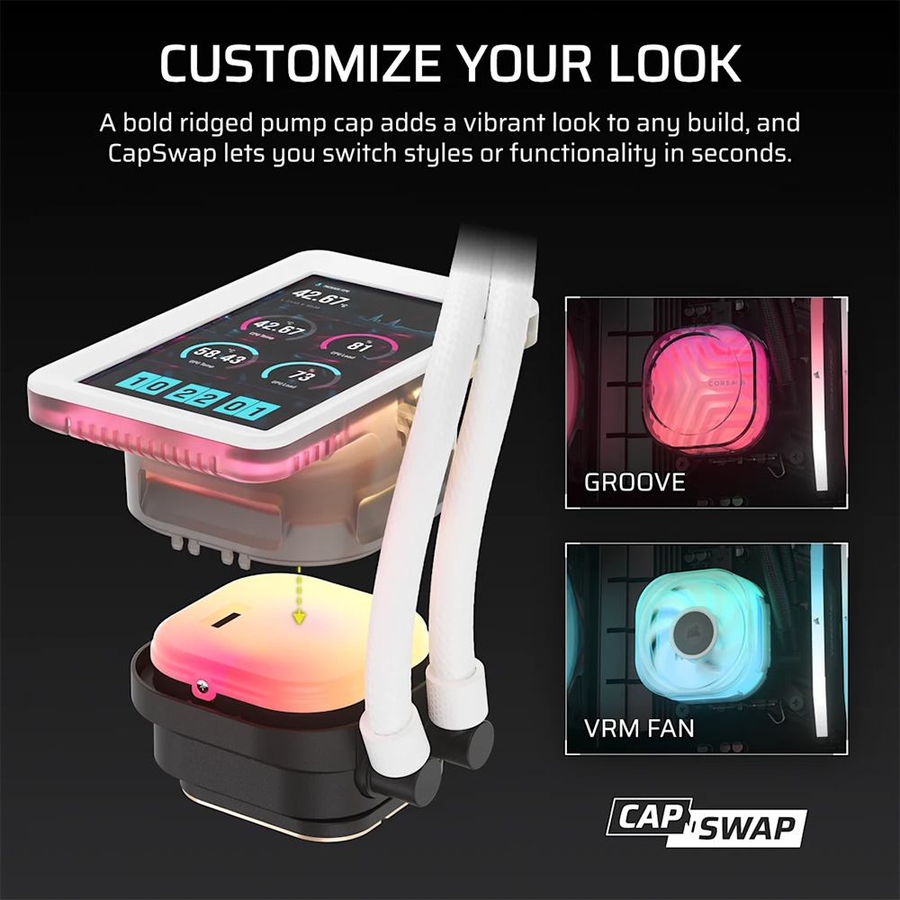 Tản nhiệt nước AIO Corsair iCUE LINK TITAN II 360 RX RGB White CW-9061038-WW