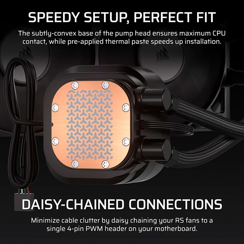 Tản nhiệt nước AIO Corsair NAUTILUS 240 RS LCD Black CW-9061031-WW