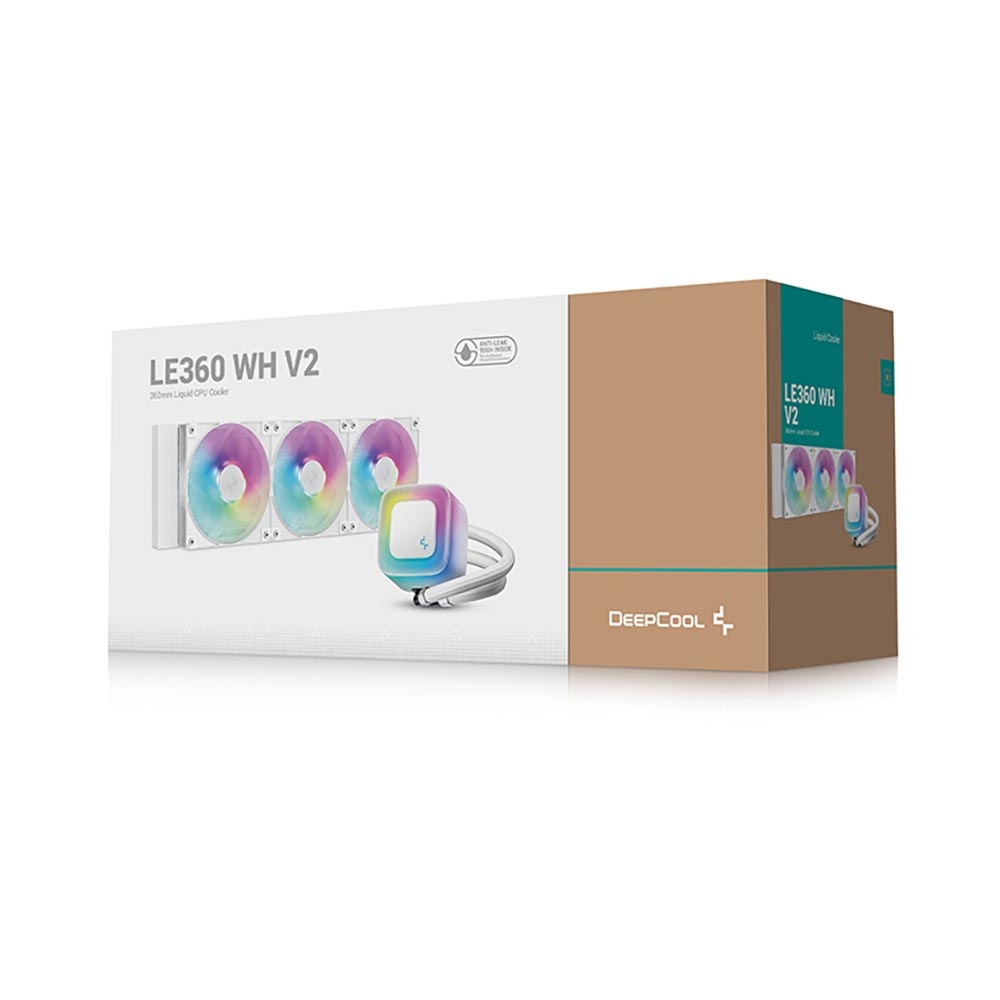 Tản nhiệt nước AIO Deepcool LE360 WH V2 A-RGB R-LE360-WHAMMN-G-2