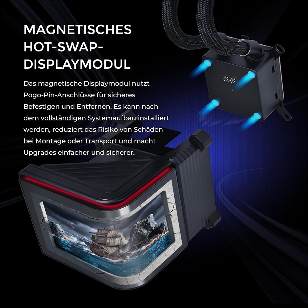Tản nhiệt nước AIO Lian Li HydroShift II OLED Curved 360TL Black