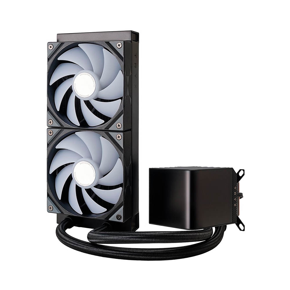 Tản nhiệt nước AIO TRYX PANORAMA 240 ARGB L-shaped AMOLED Black L-P240A-AS2M-G0K