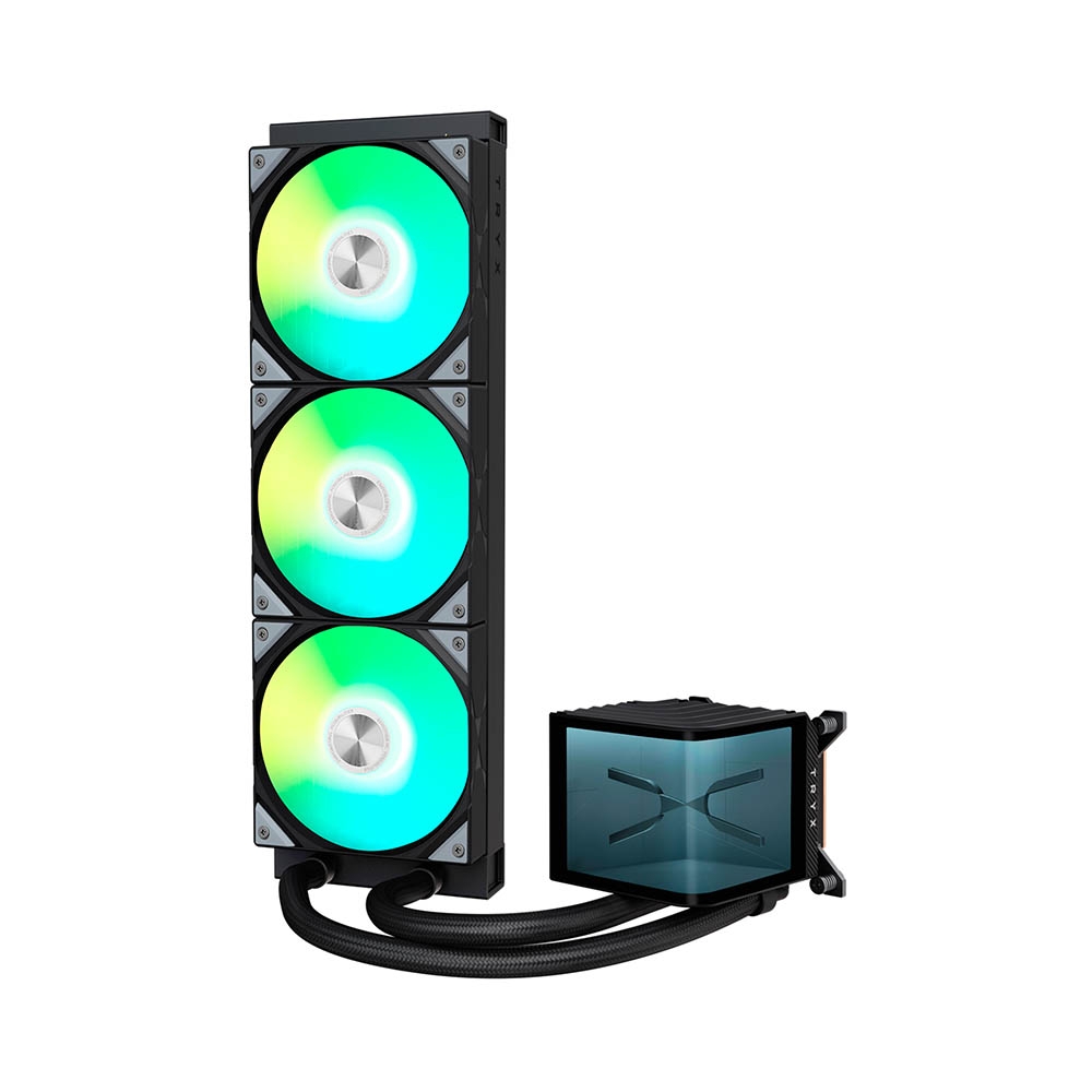 Tản nhiệt nước AIO TRYX PANORAMA 360 ARGB L-shaped AMOLED Black L-P360A-AS3M-G1K