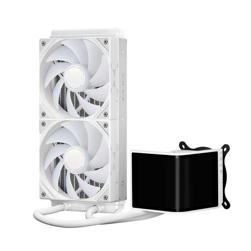 Tản nhiệt nước AIO TRYX PANORAMA SE 240 ARGB Rotatable AMOLED White L-P240L-AM2M-G0W